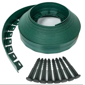 Plastik Çim Ayırıcı Yeşil 1 Metre