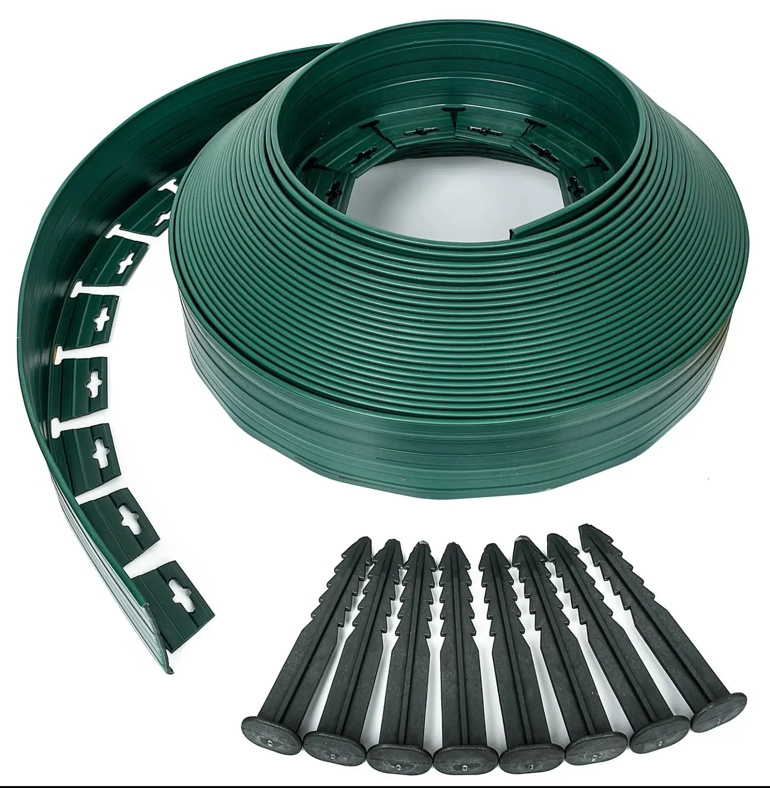 Plastik Çim Ayırıcı Yeşil 1 Metre