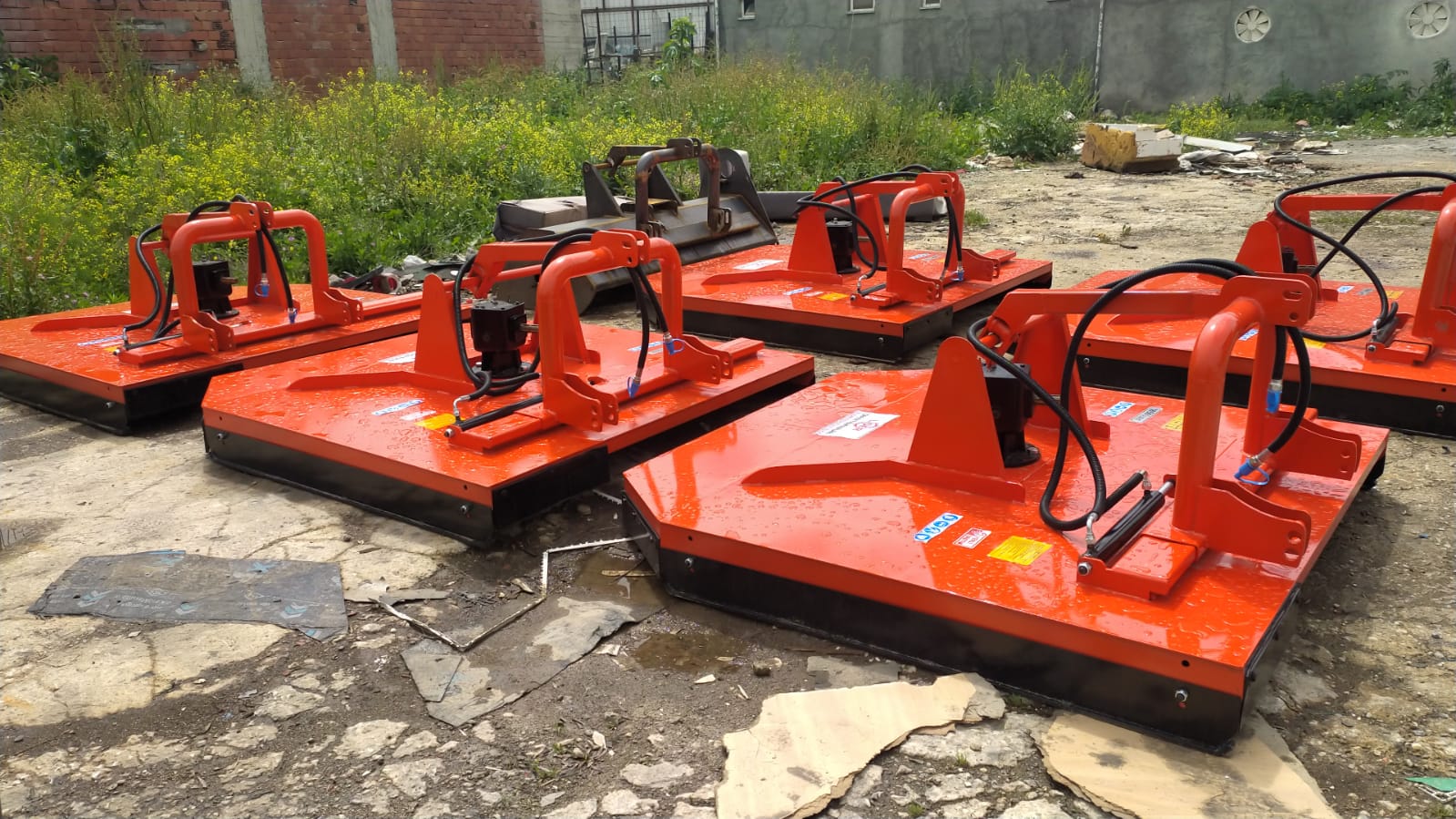 Lider Kaydırmalı Ot Canavarı 125 Cm Traktör Arkası 2 Zincirli Ot Parçalama