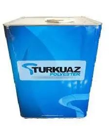 Turkuaz Elyaf Tipi Polyester Teneke 18 Kg