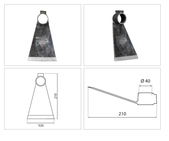 Baki Koç Büyük Tekli Çapa 12 Cm 323