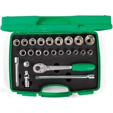 Elta Altı Köşe Lokma Takımı 1/2" 24 Parça