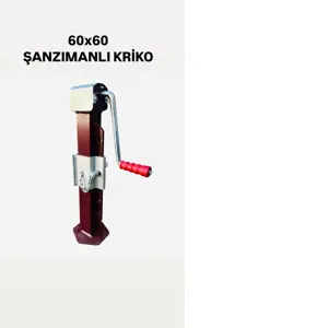 Şanzımanlı Römork Krikosu Ayarlı 60x60 mm Profil