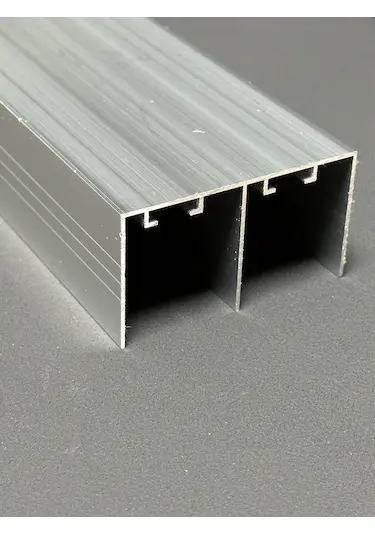 Sürgü Kapak Frenli Üst Ray Profili, Dolap Üst Rayı 3 Metre