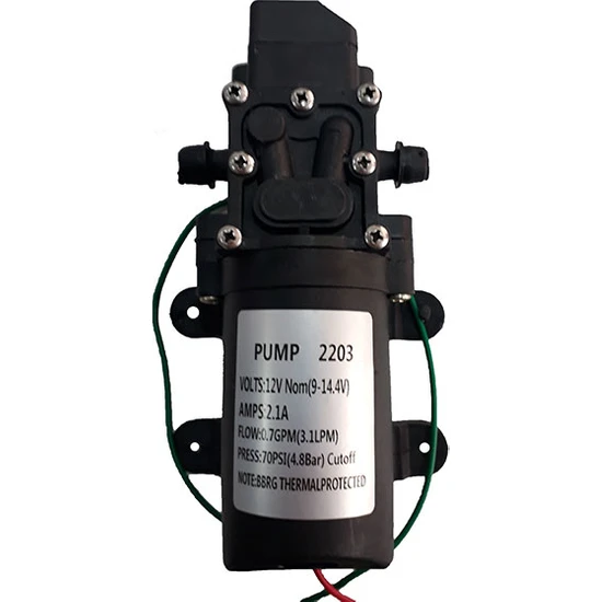 Pulverizatör İlaçlama 16 Litre Motoru Pompası 12 Volt