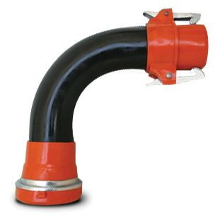90 mm Mandallı Yağmurlama Boru Dirseği