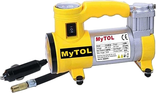Mytol Mini Hava Kompresörü Çakmaklıklı 12 Volt