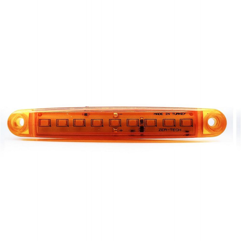 Parmak Led Lamba 9 Ledli Sarı 12/24 Volt