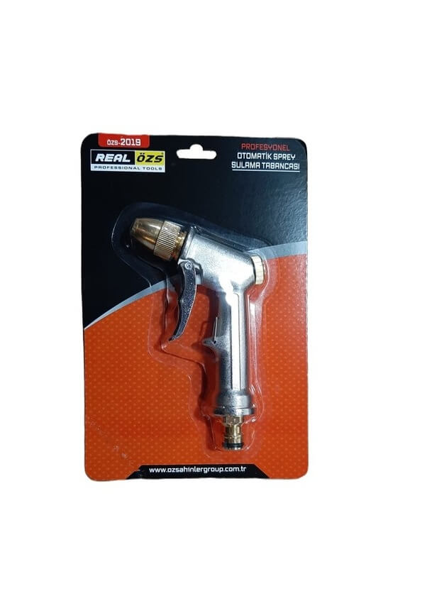 Metal Otomatik Fiskiye Su Tabancası 1/2" Jak Girişli