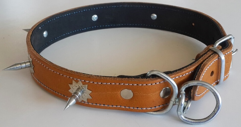 Le-Sar Deri Tek Çivili Tasma 3,5 cm 70 cm (Ls-720)
