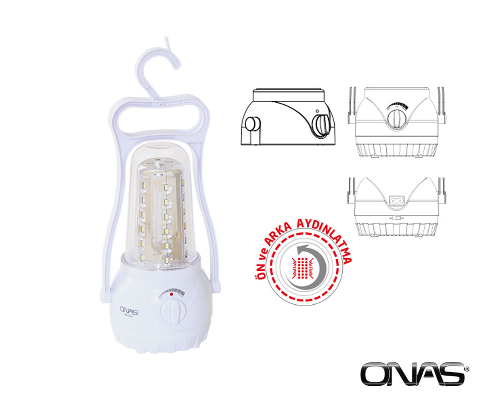 Onas Şarjlı Işıldak 40 Smd Led NS-215