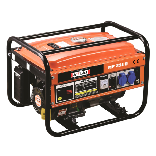 Attlas 3 Kva Benzinli Monofaze Jeneratör MP 3300