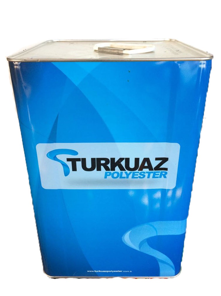 Turkuaz Elyaf Tipi Polyester Teneke 18 Kg