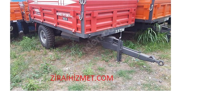 Topal Ahmet Ece 3,5 Ton İlaveli Römork