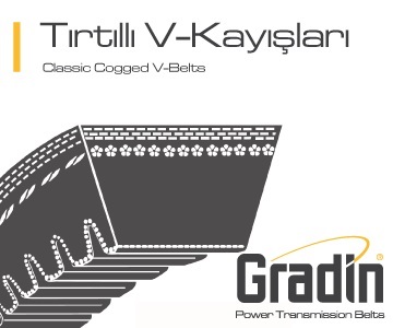 Gradin Klasik V Tırtıllı Kayış A 13*1100 Li