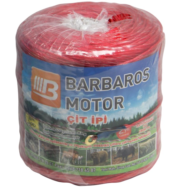 Bartech Krom Telli Çit Teli İpi 500 Metre