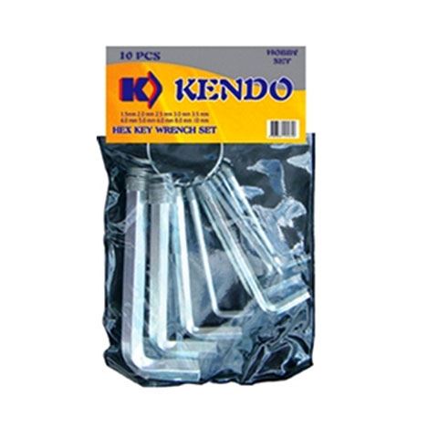 Kendo 6 Köşe Alyan Takımı Kısa 9 Prc