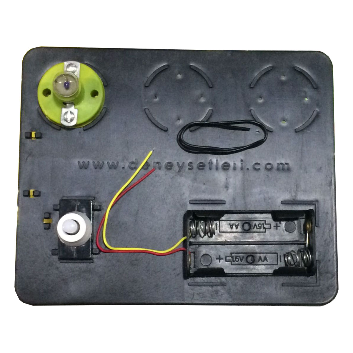 Basit Okul Elektrik Deney Seti Plastik