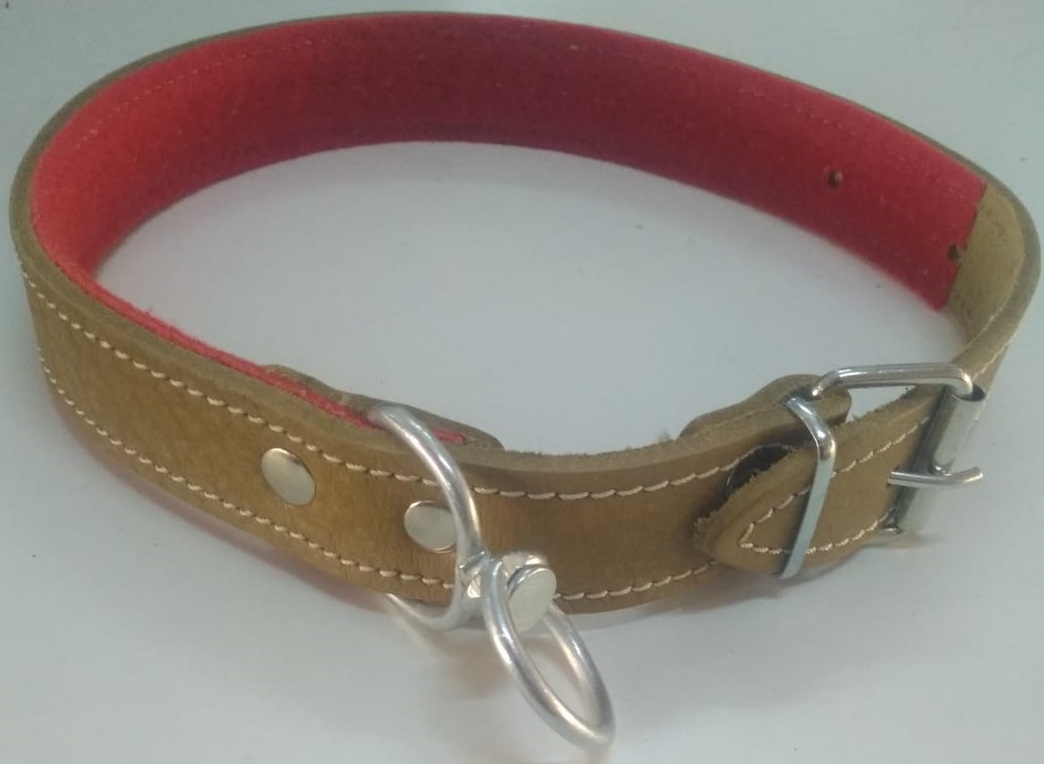 Le-Sar Kösele Deri Halıflexli Tasma 3.5 cm 70 cm (Ls-454)