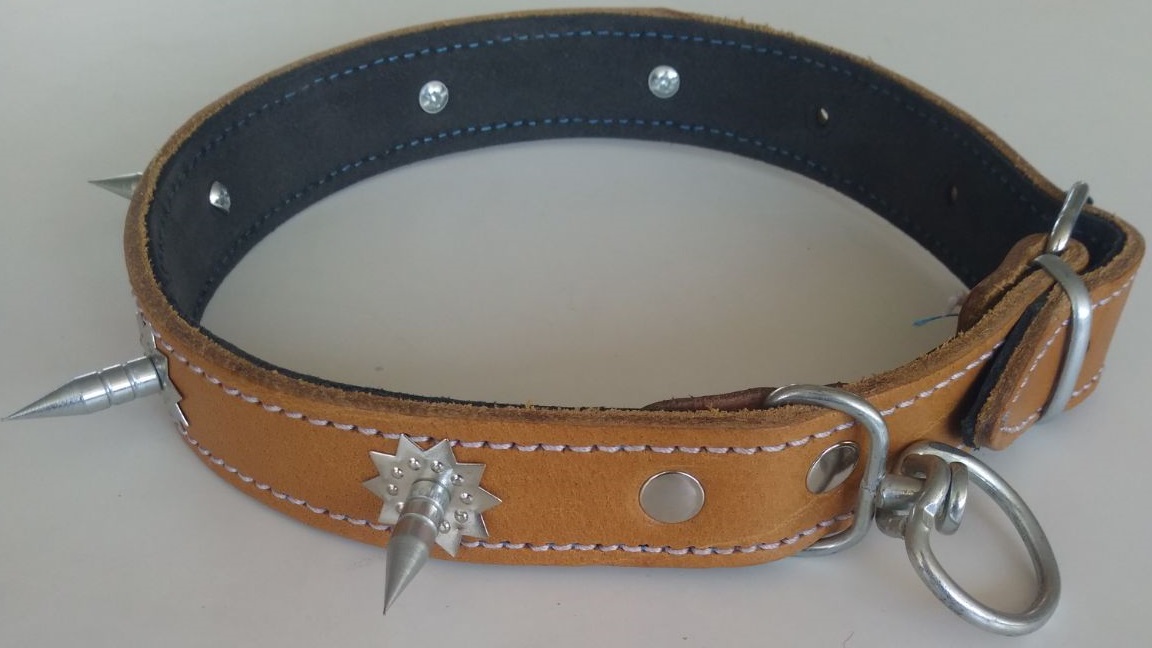 Le-Sar Deri Tek Çivili Tasma 3 cm 60 cm (Ls-710)