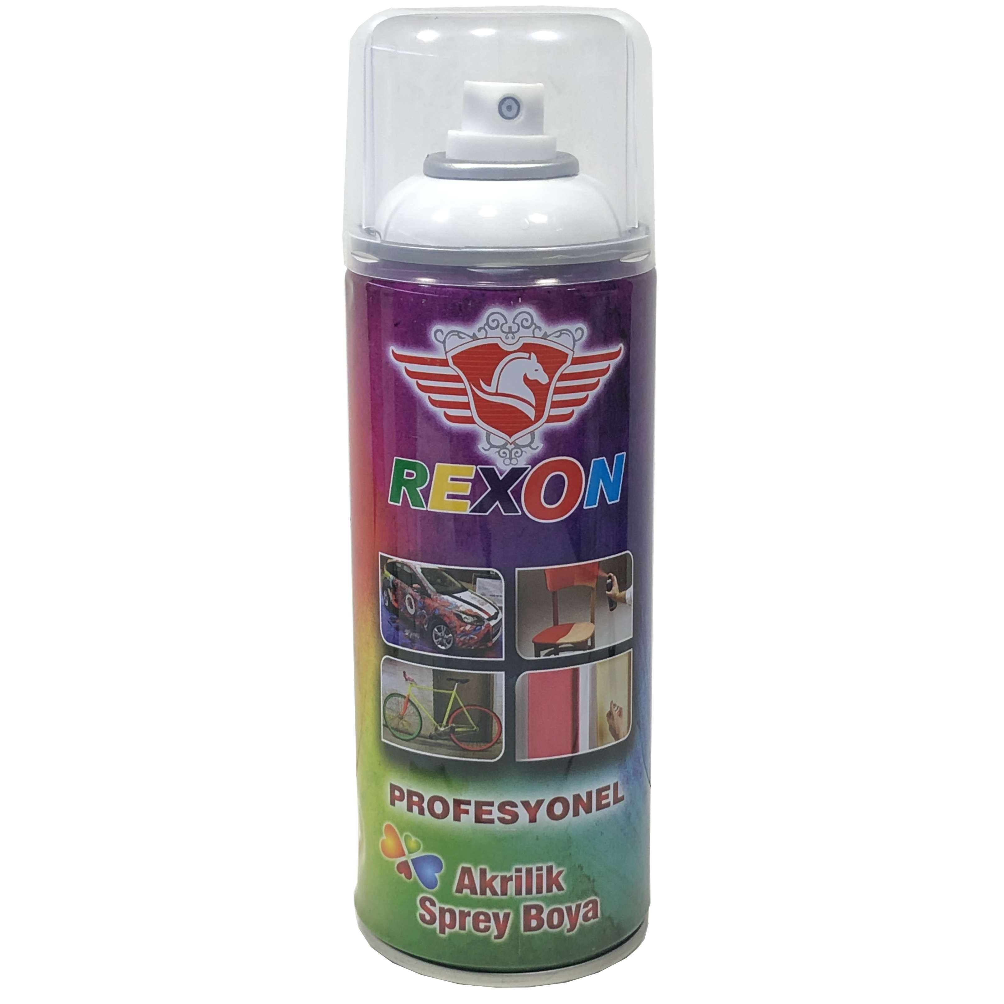 Rexon Akrilik Sprey Boya 400 ml Mat Siyah