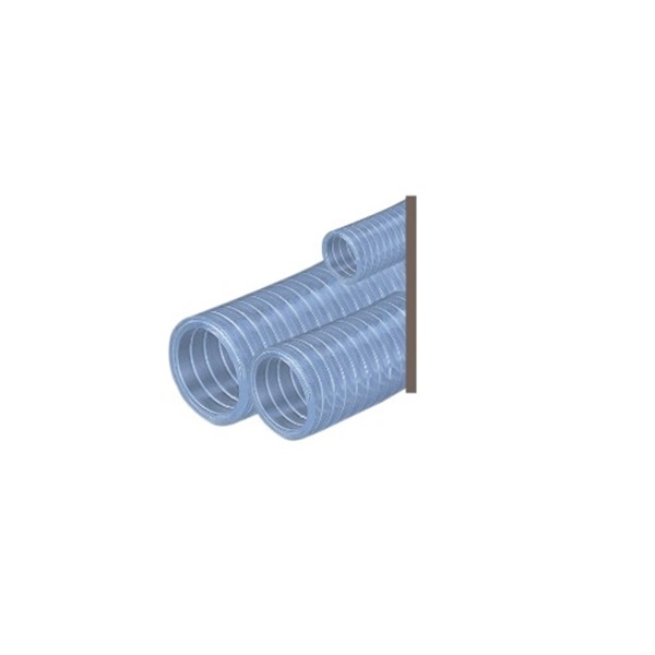 Telli Alıcı Hortum Şeffaf 2 1/2" 75 mm