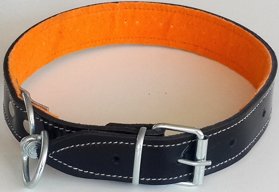 Le-Sar Deri Keçeli Battal Tasma 3,5 cm 70 cm (Ls-13)