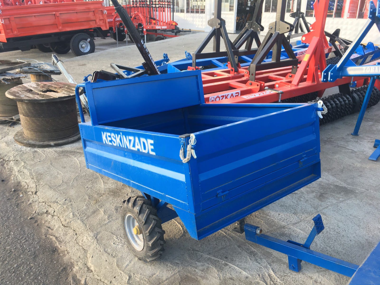 7/8 Hp Mini Çapa Römorku makassız  90 cm - 120 cm