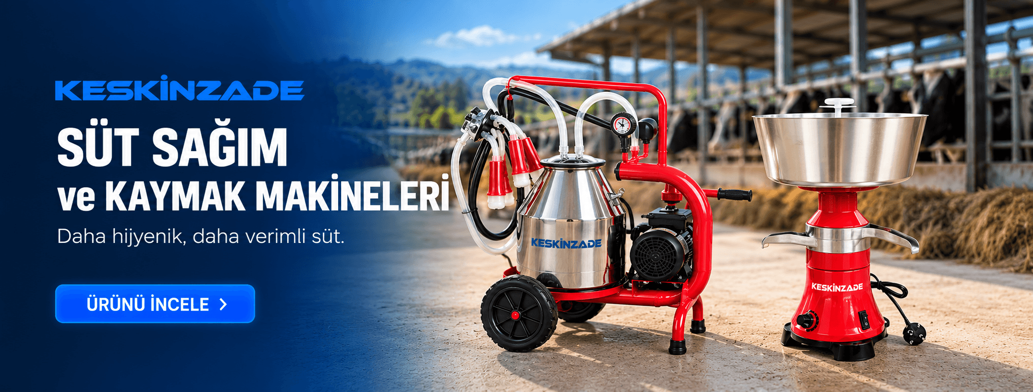 Keskinzade Süt Sağım ve Krema Makinesi